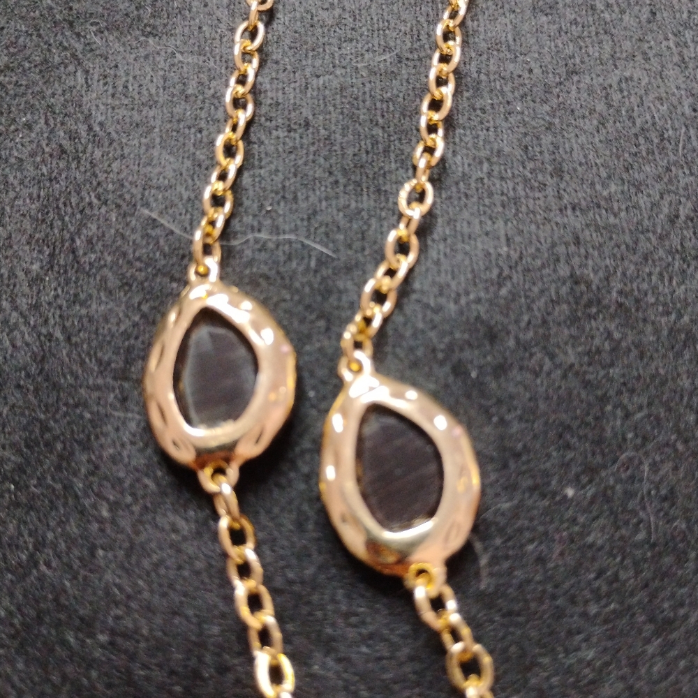 14th & Union Gold Tone 18" Necklace with Dainty Circular Design - Picture 3 of 5